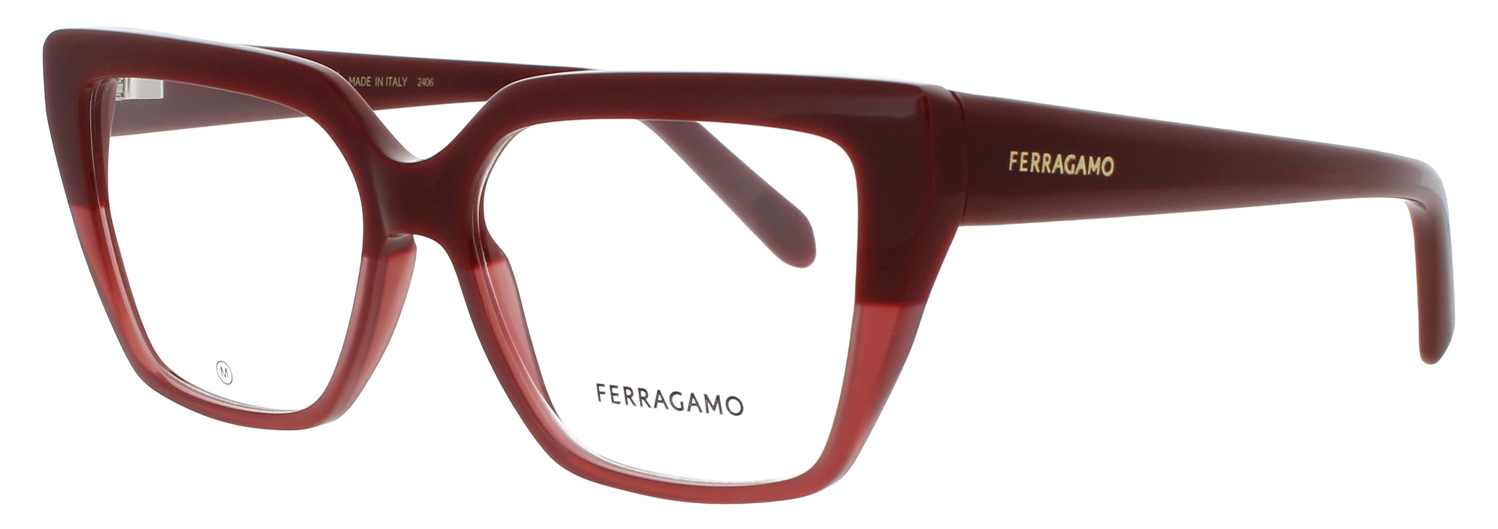 Salvatore Ferragamo Salvatore Ferragamo Optical Glasses Burgundy
