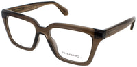 Salvatore Ferragamo Salvatore Ferragamo Optical Glasses TRANSPARENT DARK BROWN