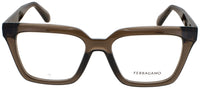 Salvatore Ferragamo Salvatore Ferragamo Optical Glasses TRANSPARENT DARK BROWN