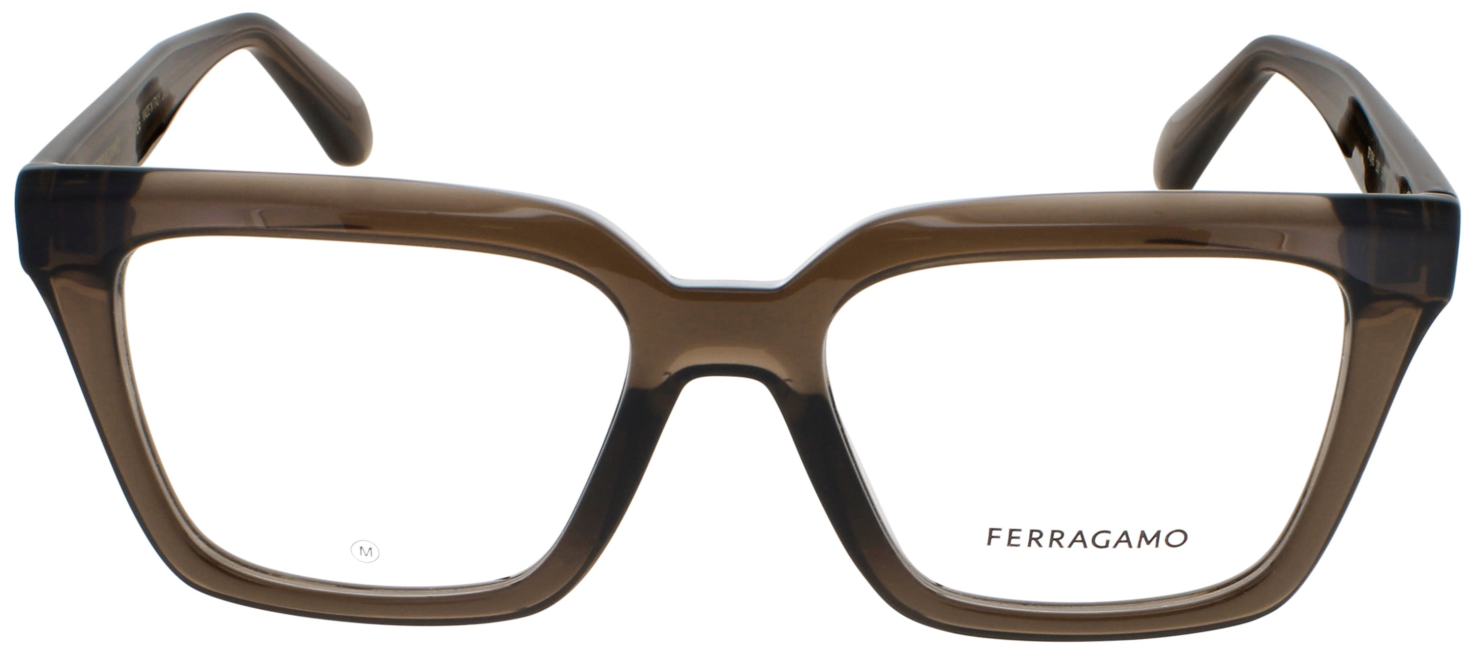 Salvatore Ferragamo Salvatore Ferragamo Optical Glasses TRANSPARENT DARK BROWN