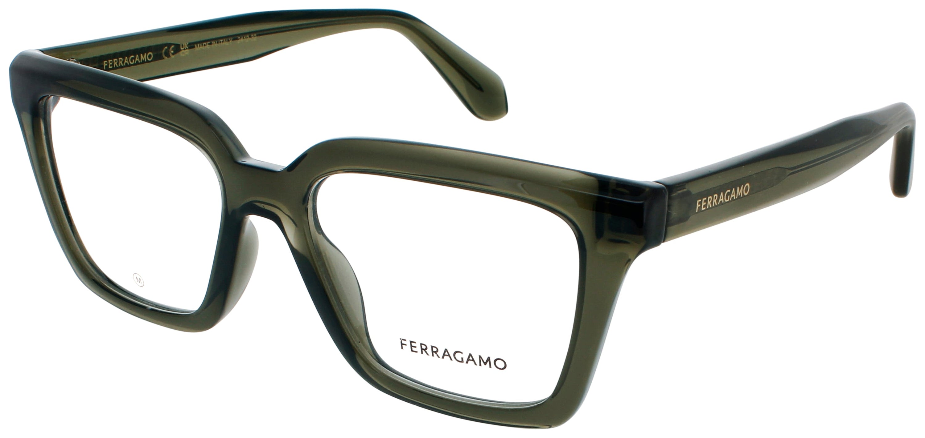 Salvatore Ferragamo Salvatore Ferragamo Optical Glasses TRANSPARENT DARK BROWN