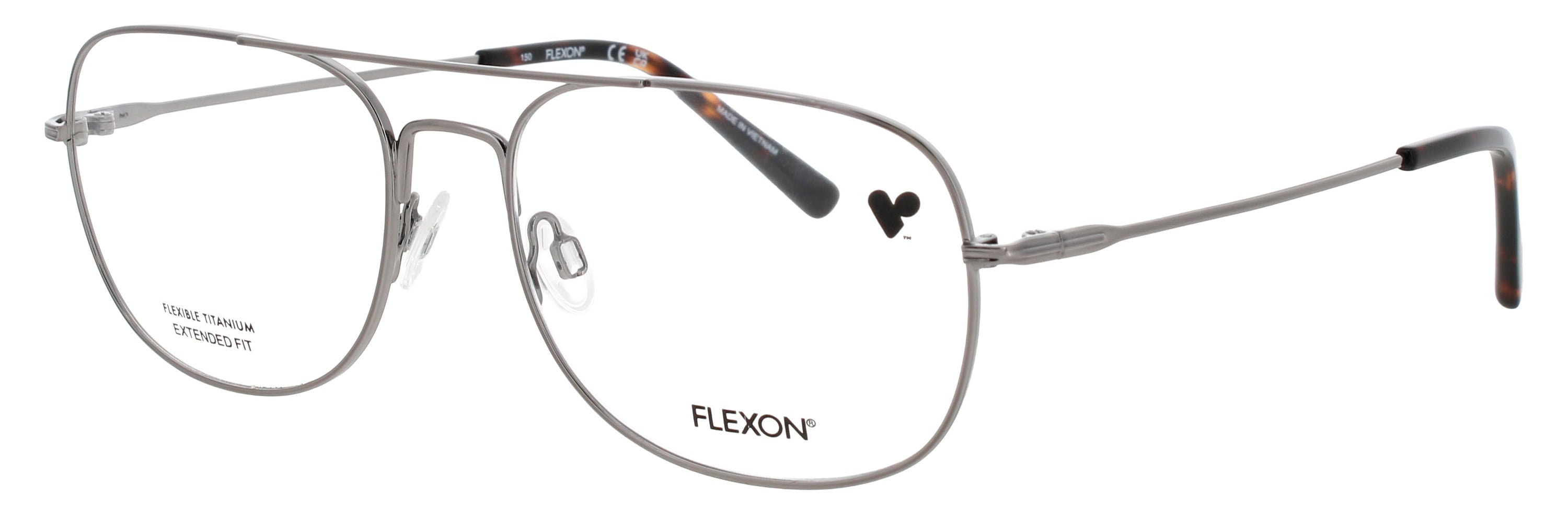 Flexon Flexon Optical Glasses Gunmetal