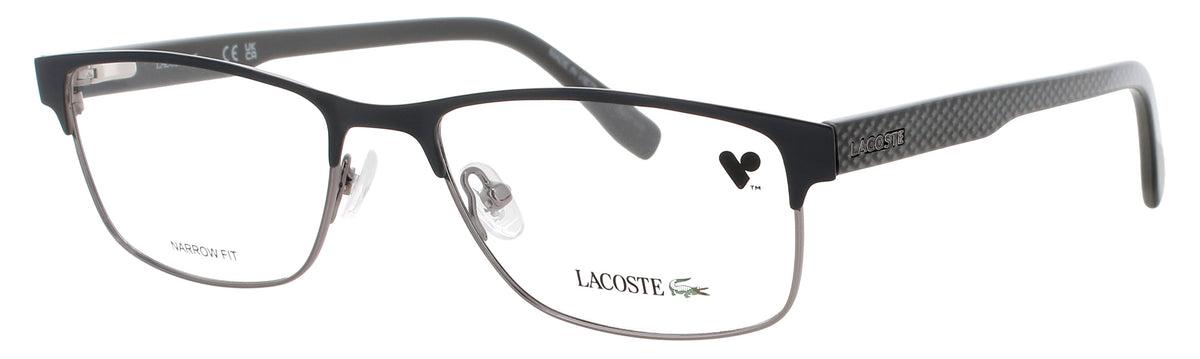 Lacoste Optical Glasses Gunmetal