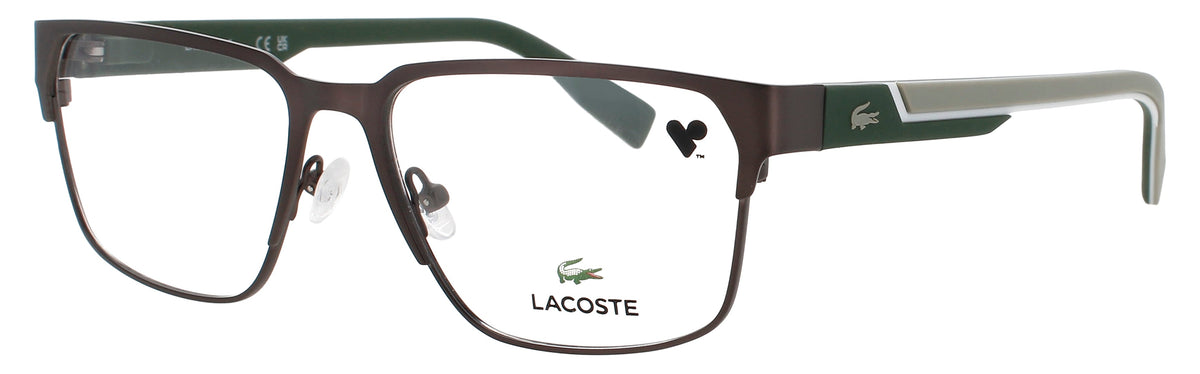 Lacoste Optical Glasses Gunmetal