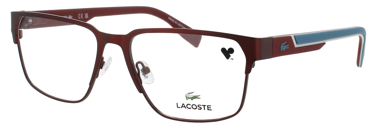 Lacoste Optical Glasses Burgundy