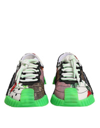Dolce & Gabbana Multicor DG Logo Leopard Cherry Sneaker Women's Shoes