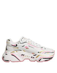 Dolce & Gabbana Multicolor Hand Painted DAYMASTER Sneaker Women's Shoes