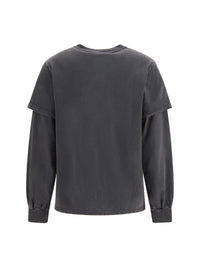 GANNI Ganni Women Future Heavy Jersey Long-Sleeve T-Shirt