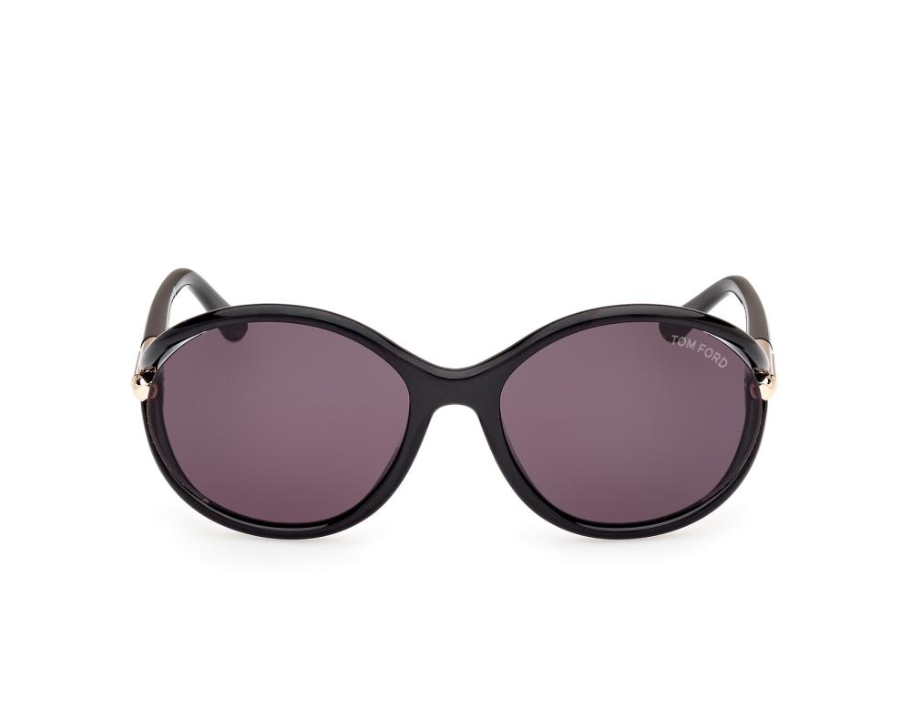 FT 1090 01A 59mm Womens Oval Sunglasses