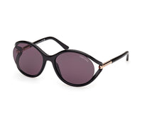 FT 1090 01A 59mm Womens Oval Sunglasses