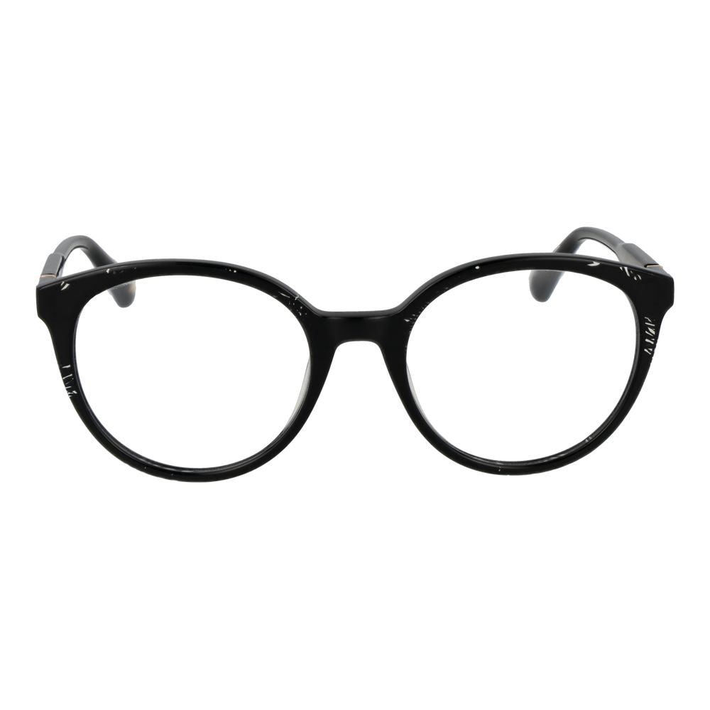 Christian Lacroix Christian Lacroix Black Acetate Glasses Women's (Frames)