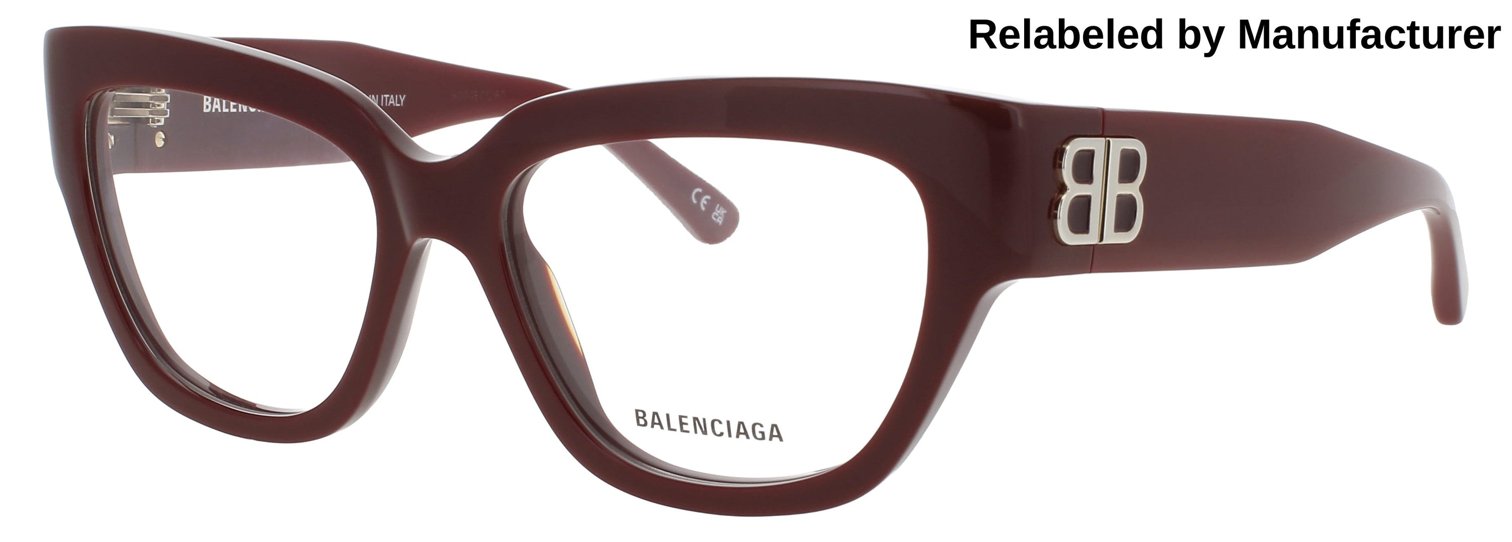 Balenciaga Balenciaga Optical Glasses Burgundy