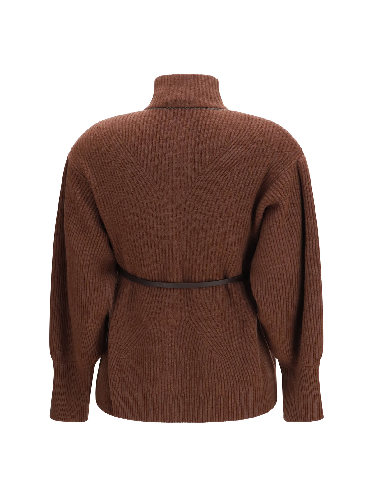 BRUNELLO CUCINELLI Brunello Cucinelli Women High Neck Cardigan With Belt
