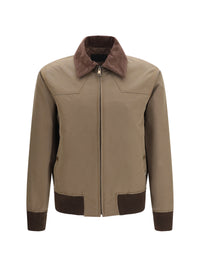 PRADA Prada Men Jacket With Corduroy Collar