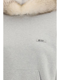 PRADA Prada Women Hoodie Features A Hood Lined In Shearling