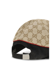 Gucci Men Gg Cotton Fabric Baseball Hat