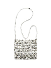 SELF-PORTRAIT Self-Portrait Women Crystal Mesh Pouch