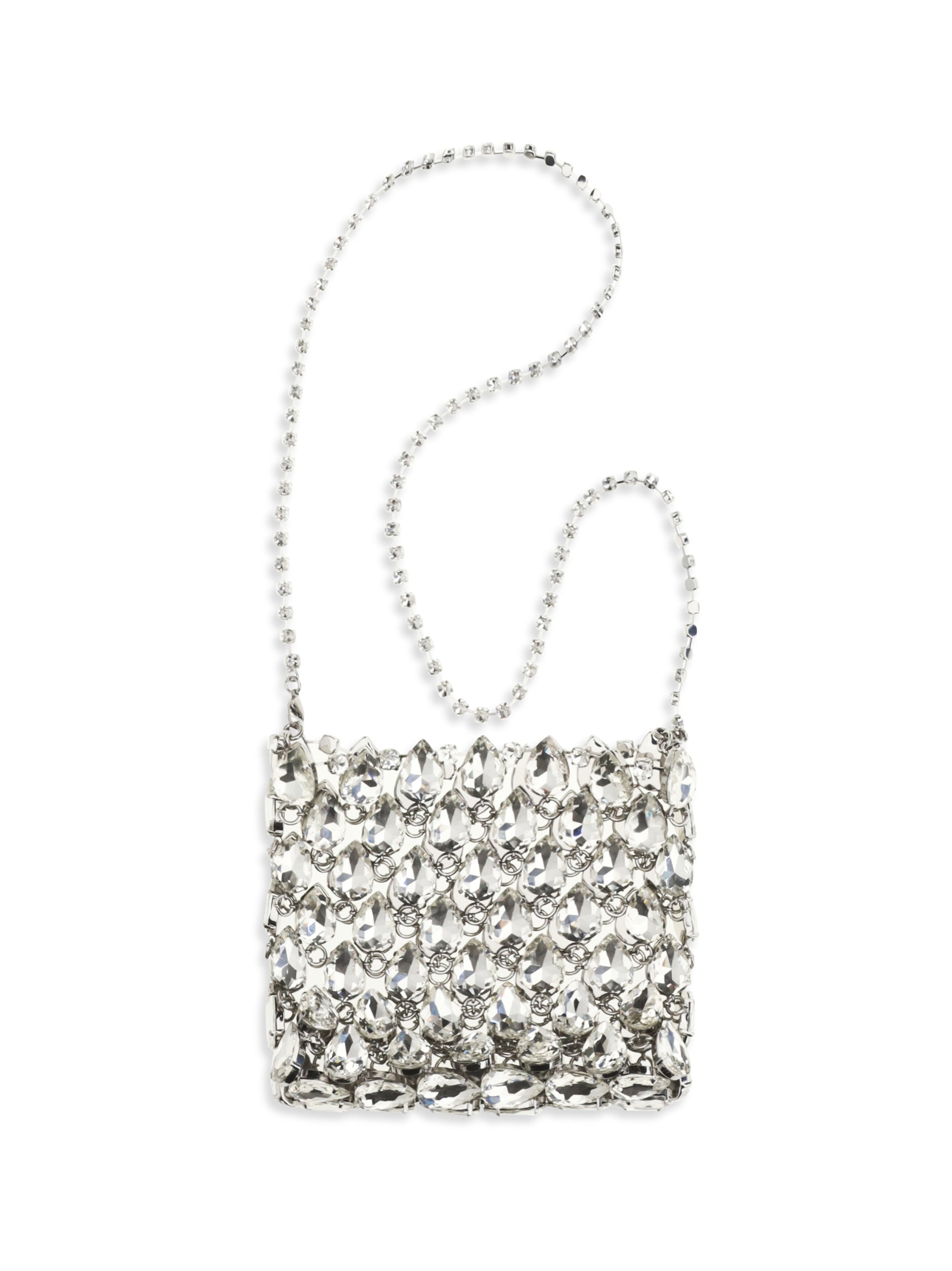 SELF-PORTRAIT Self-Portrait Women Crystal Mesh Pouch