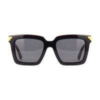 Bottega Veneta Sunglasses Square Full Rim, Transparent Frame and Brown Lens BV1005S005