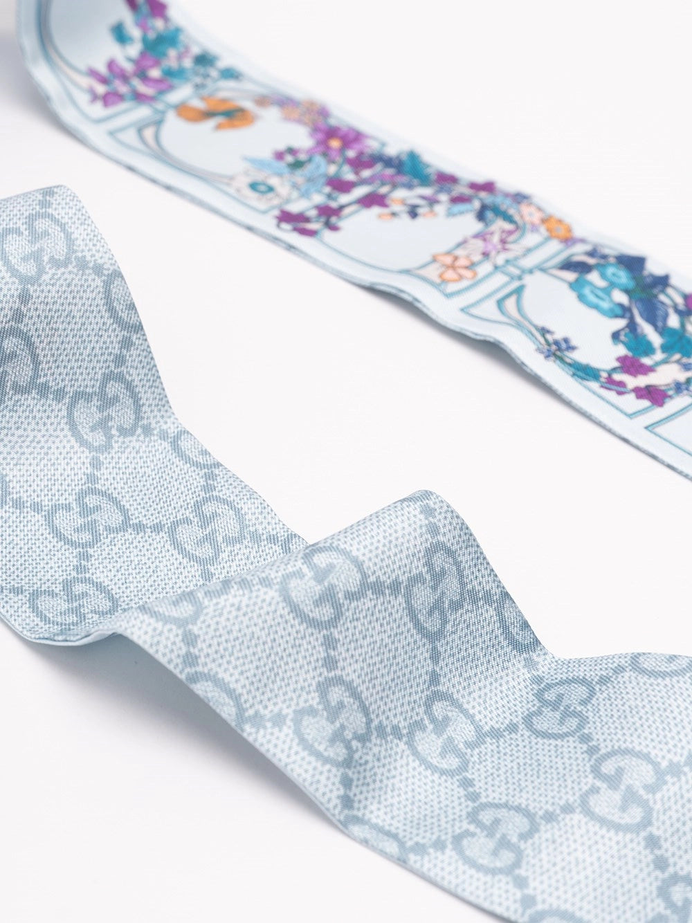 Gucci Women Printed Gg Silk Twill Jaquard Ribbon