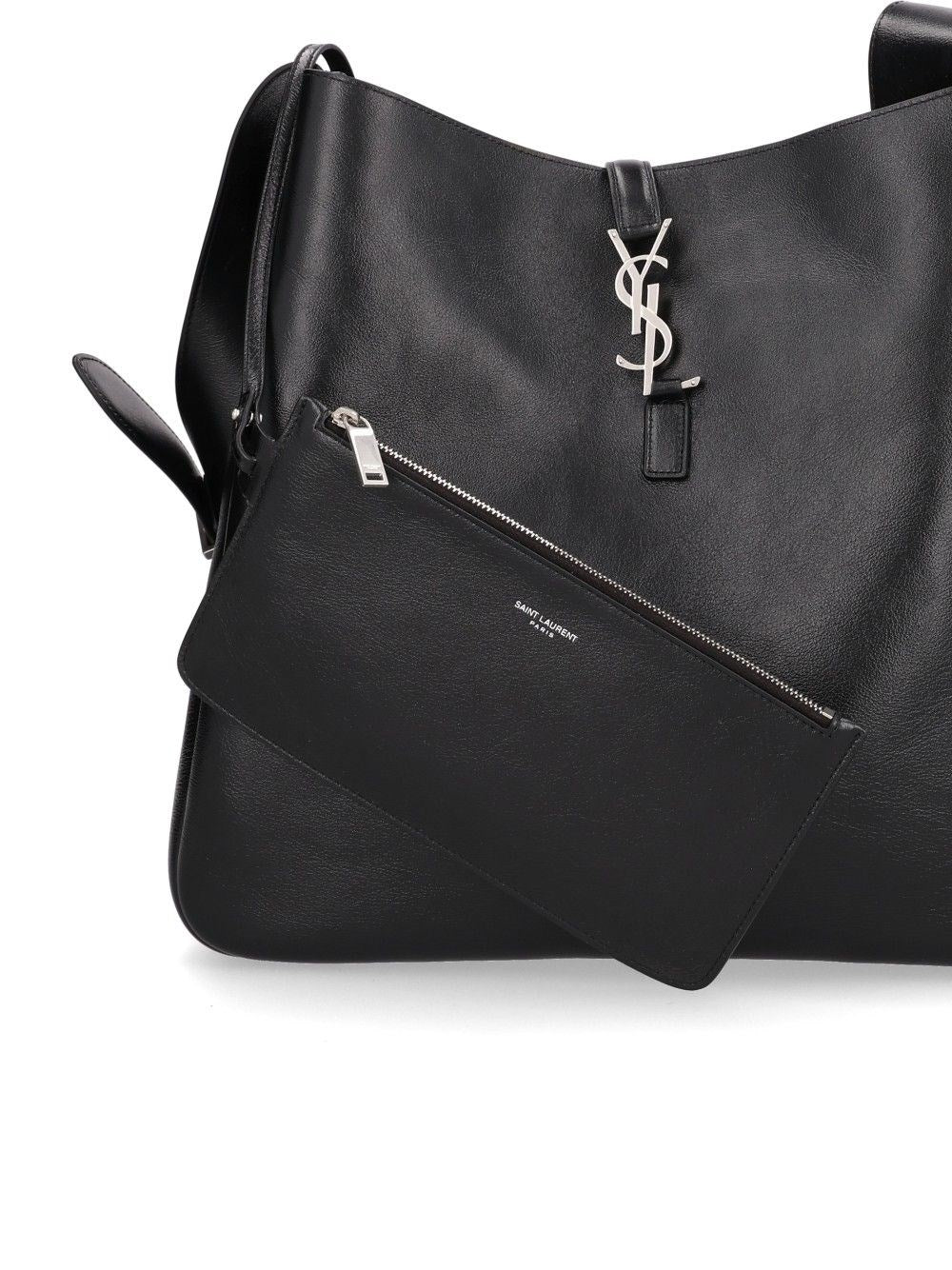 Saint Laurent Saint Laurent Women Le 5 À 7 Maxi Hobo Bag In Textured Leather