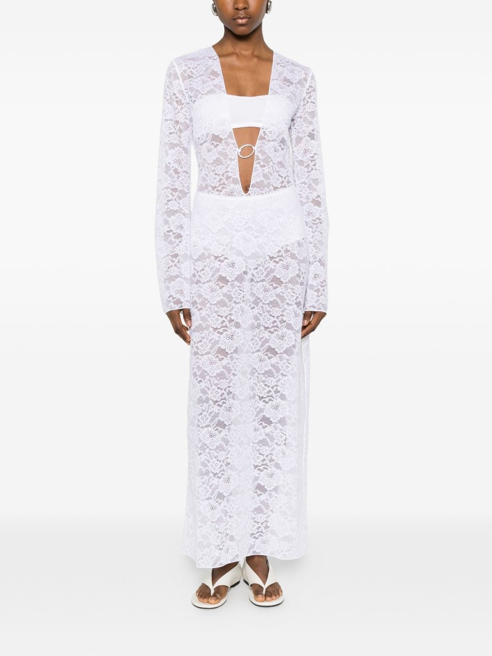 Oseree Oseree Women Long Lace Dress