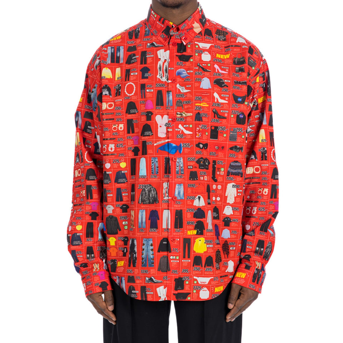 Balenciaga Balenciaga Printed Shirt Men