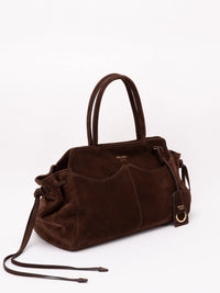 Prada Women Prada Allusion Large Suede Bag
