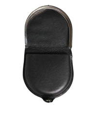 Dolce & Gabbana Dolce & Gabbana Black Polished Crocodile Leather Mens Coin Purse Men's Wallet