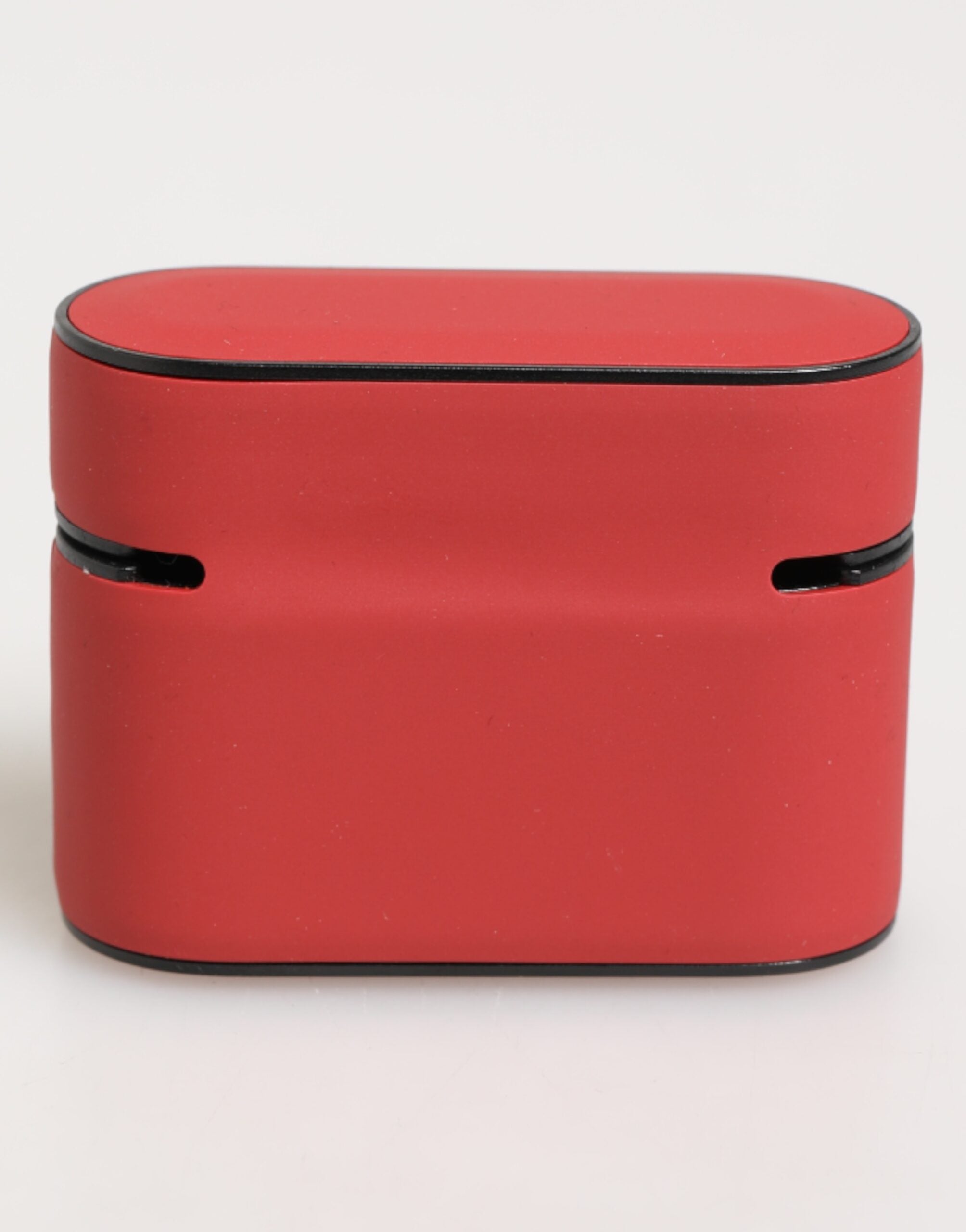 Dolce & Gabbana Dolce & Gabbana Red White Silicone Embossed Logo Accessory Airpods  Case