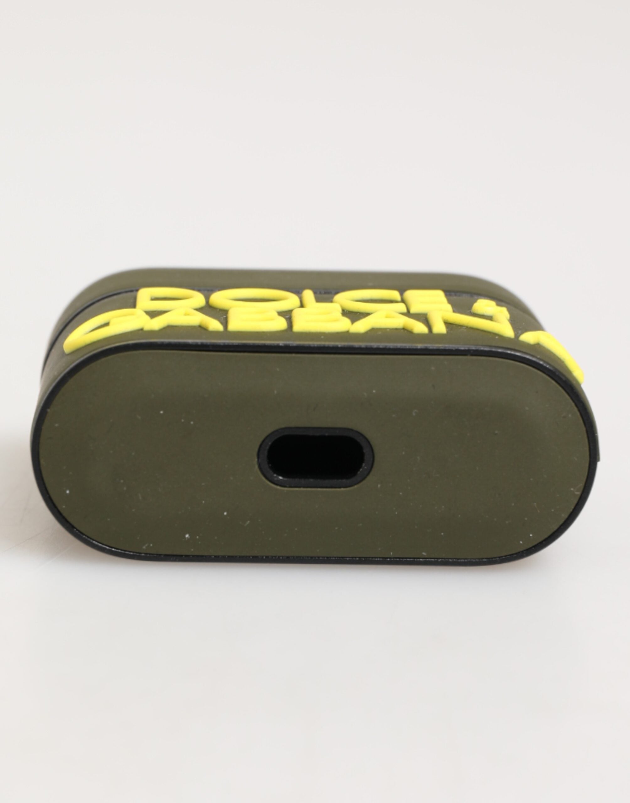 Dolce & Gabbana Dolce & Gabbana Army Green Rubber Logo Embossed Accessory  Airpods  Case