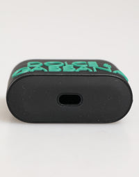 Dolce & Gabbana Dolce & Gabbana Black Mint Rubber Logo Embossed Accessory Airpods  Case