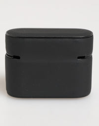 Dolce & Gabbana Dolce & Gabbana Black Orange Rubber Logo Embossed Accessory Airpods  Case