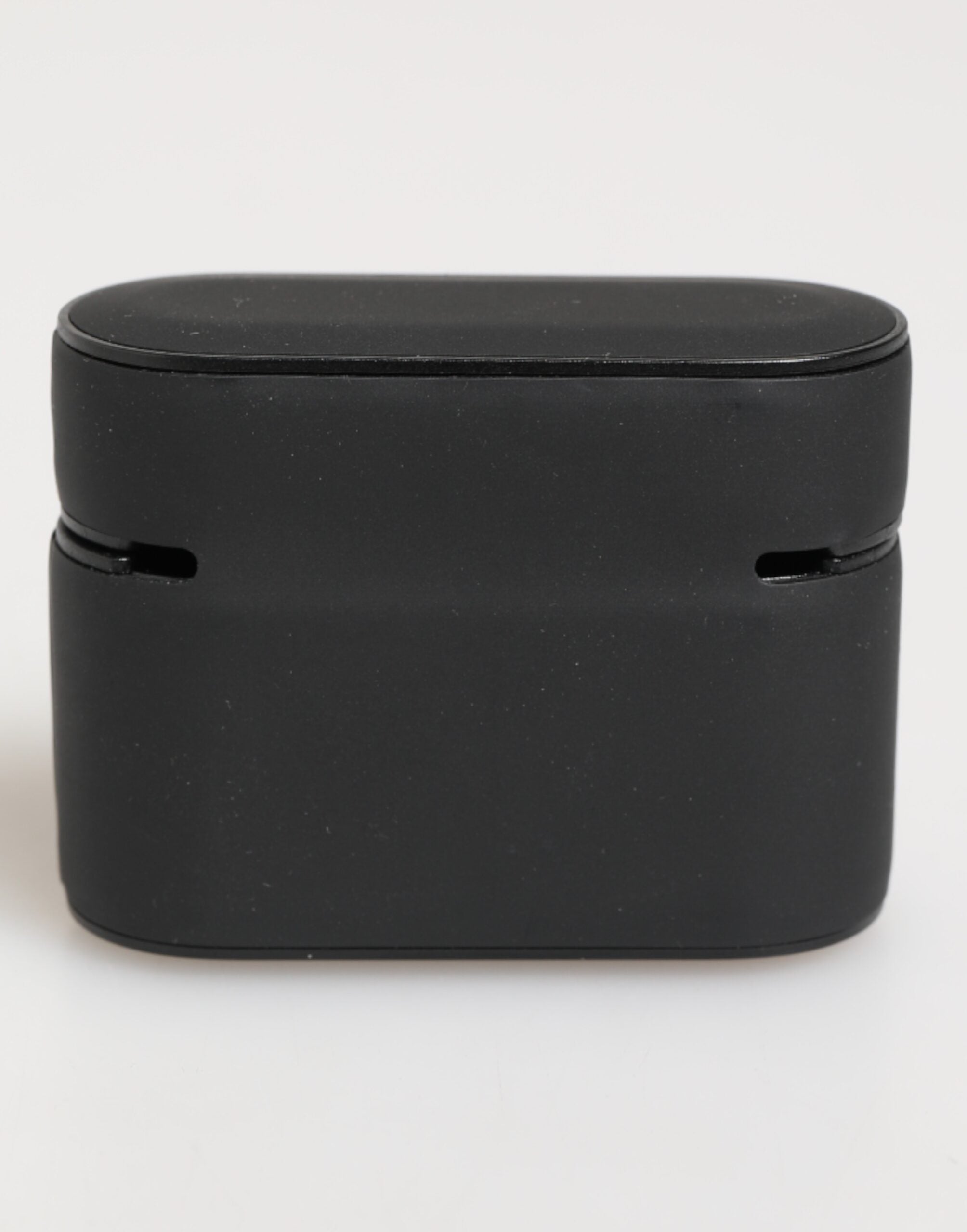 Dolce & Gabbana Dolce & Gabbana Black Orange Rubber Logo Embossed Accessory Airpods  Case