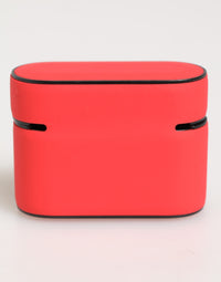 Dolce & Gabbana Dolce & Gabbana Red PVC DG Logo Embossed Men Flip Holder  Airpods  Case
