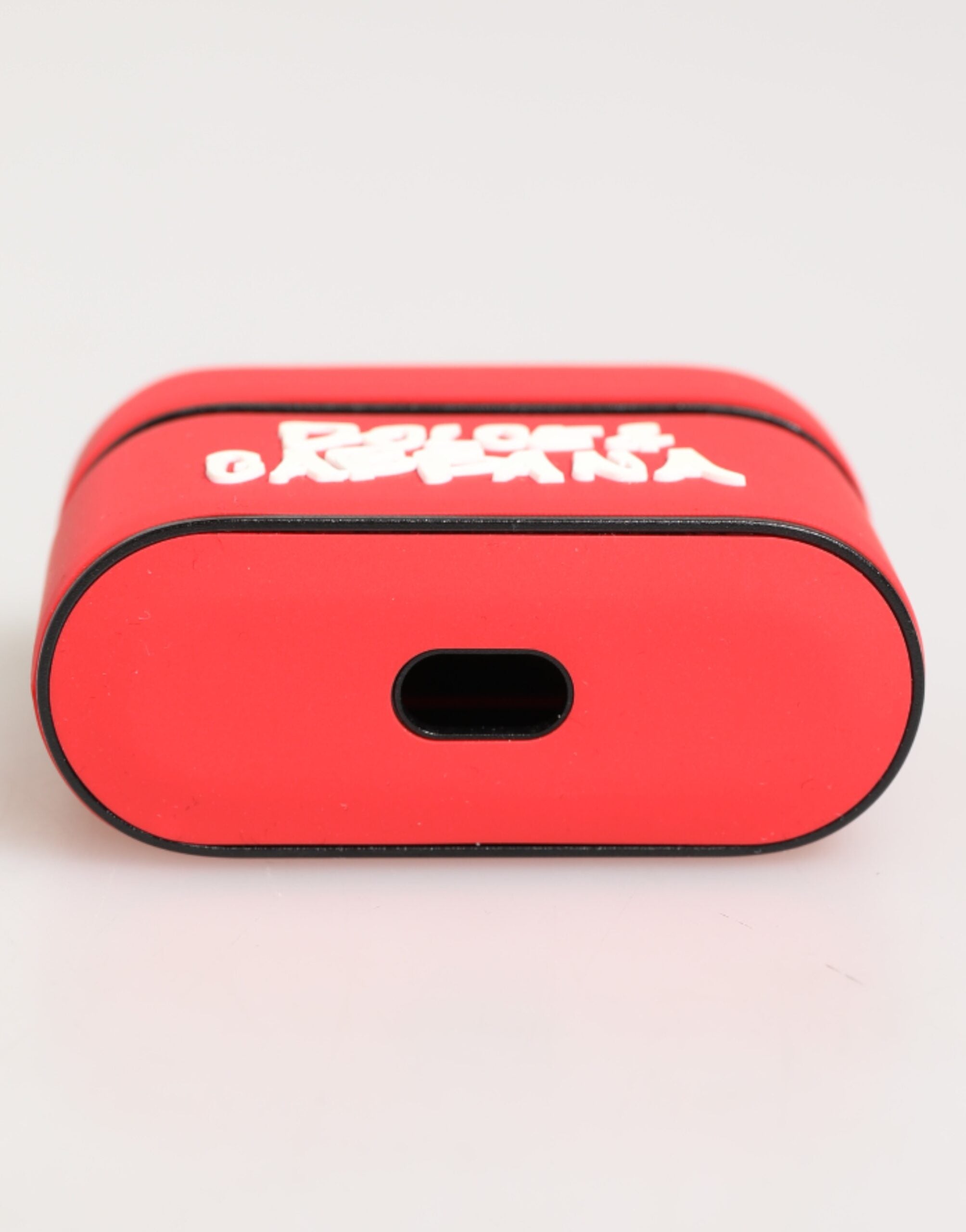 Dolce & Gabbana Dolce & Gabbana Red PVC DG Logo Embossed Men Flip Holder  Airpods  Case