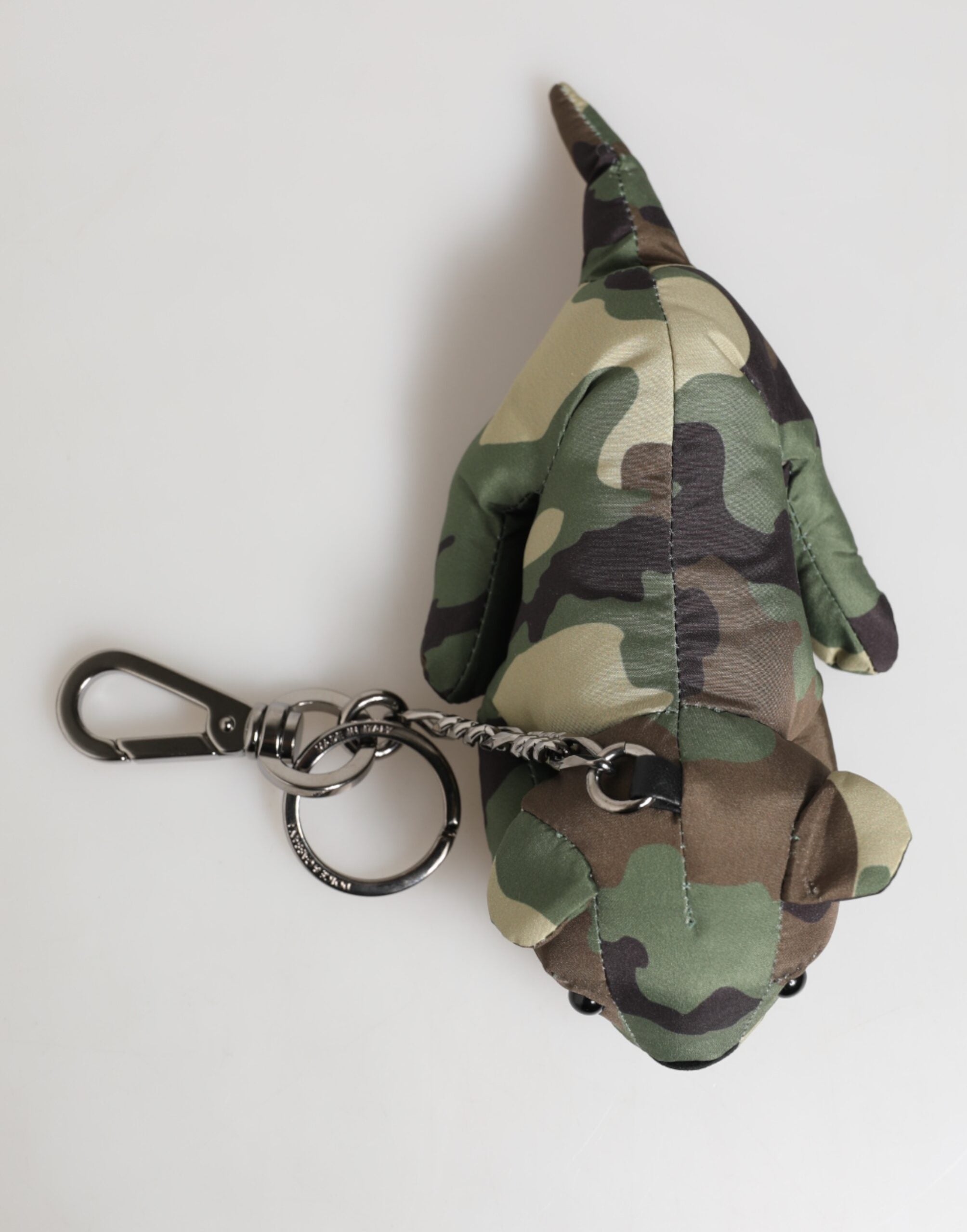 Dolce & Gabbana Dolce & Gabbana Camouflage Multicolor Animal Silhouette Keychain Men's Keyring