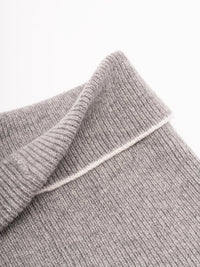 Brunello Cucinelli Men Cashmere Rib Knit Neck Warmer