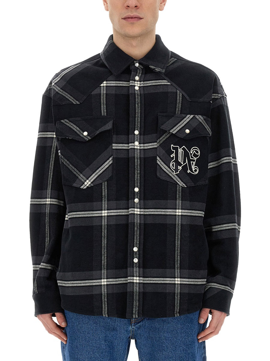PALM ANGELS Palm Angels Men Monogram Shirt
