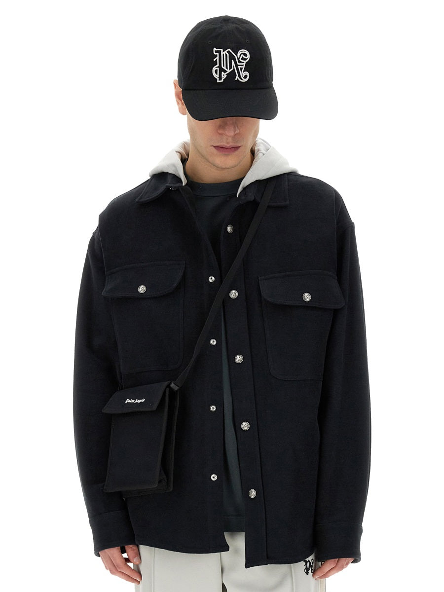 PALM ANGELS Palm Angels Men Shirt-Jacket With Monogram