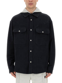 PALM ANGELS Palm Angels Men Shirt-Jacket With Monogram