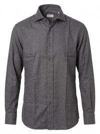 Brunello Cucinelli Men Cotton And Lyocell Shirt