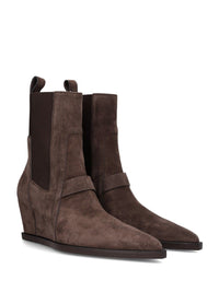 Rick Owens Men Sharp Wedge Ankle Boots