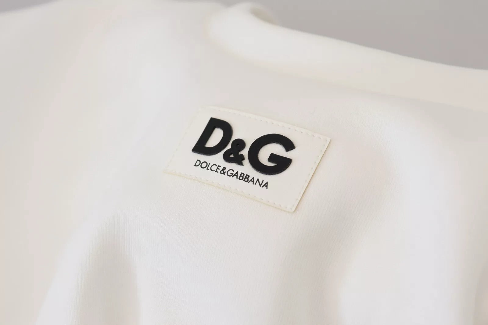 Dolce & Gabbana White Cotton Corset Stretch Top Women's T-shirt