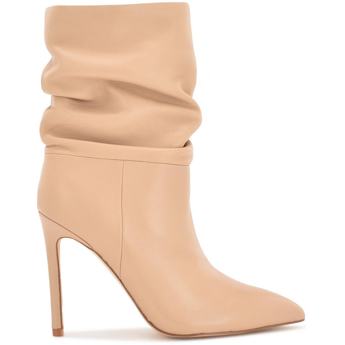 JENN Womens Pointed Toe Mid-Calf Boots
