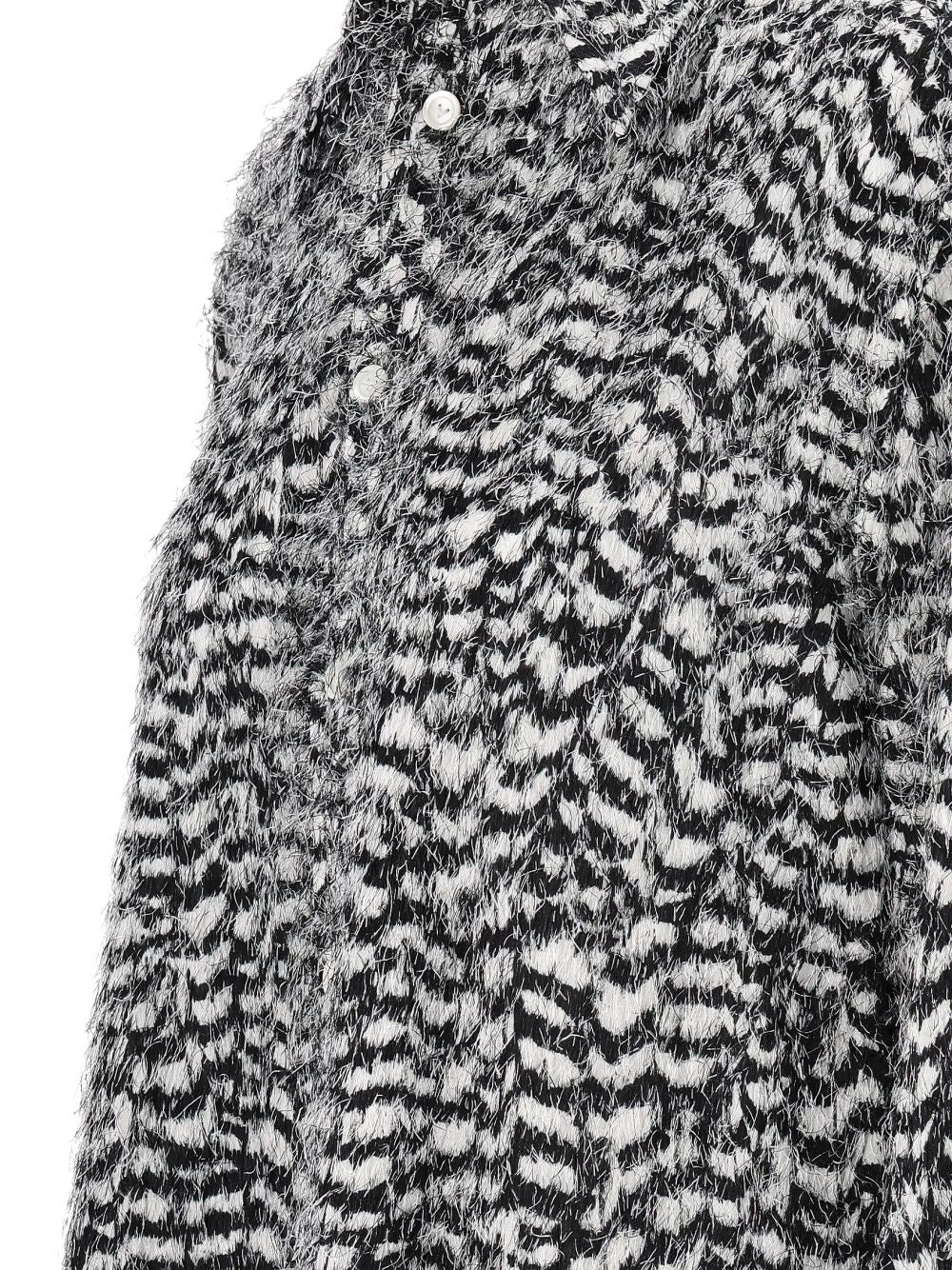 Bottega Veneta Women Viscose Shirt With Fil Coupé Feathers