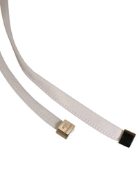 Dolce & Gabbana Dolce & Gabbana White Yellow Stripe Tie Side Logo Women's Underwear