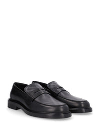 Burberry Burberry Men Pembroke Loafers In Leather And Check