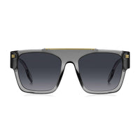 Marc Jacobs Sunglasses Square Full Rim, Transparent Dark Grey Frame and Dark Grey Gradient Lens MARC757/S0KB79O