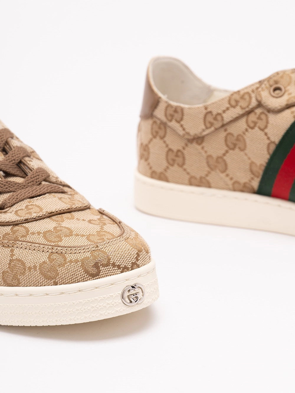 Gucci Gucci Men Stretch Low-Top Sneakers